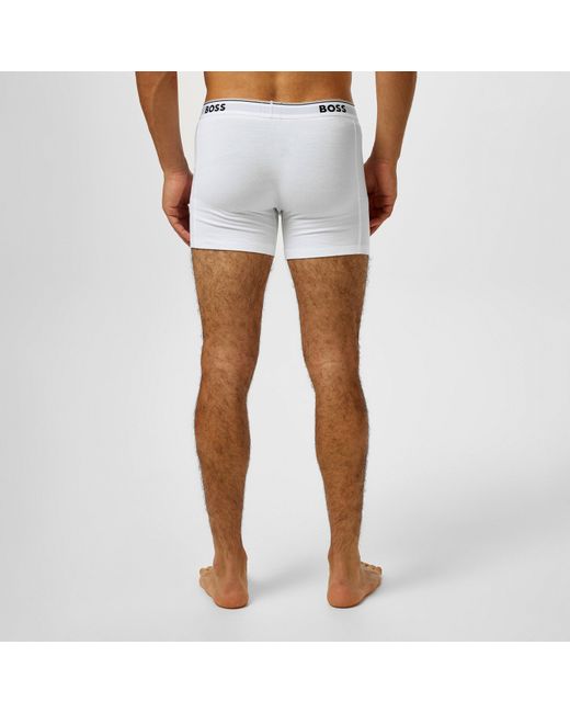 Boss White 3 Pack Boxer Shorts for men