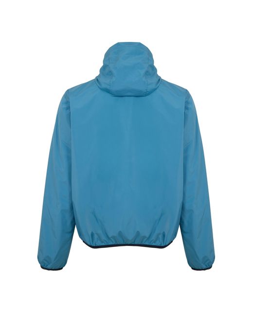 Aquascutum Blue Rain Anorak Jacket for men