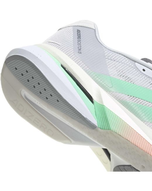 Adidas Green Adizero Boston 13 Road Running Shoes