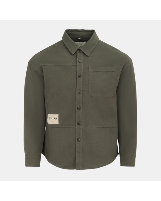 Firetrap Green Heavy Shirt for men