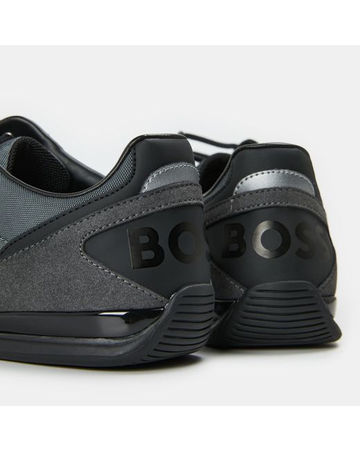 Boss Black Saturn Low Top Everyday Trainers With Technical Mesh for men