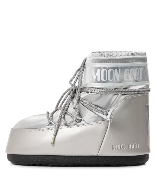 Moon Boot Gray Mn Bt Icon Low Glanc Sn71 for men