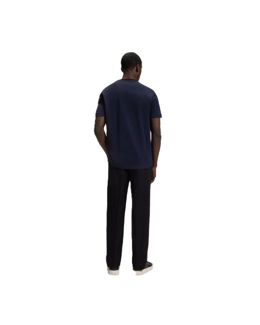Boss Blue C Thompson Short Sleeve Polo Shirt for men
