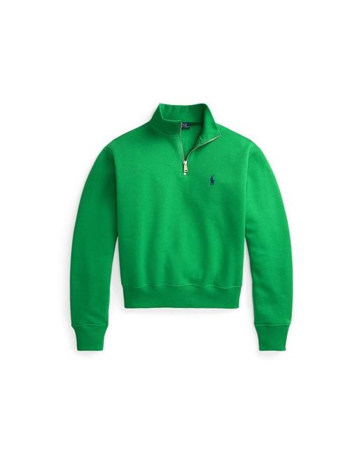 Polo Ralph Lauren Green Quarter Zip Fleece