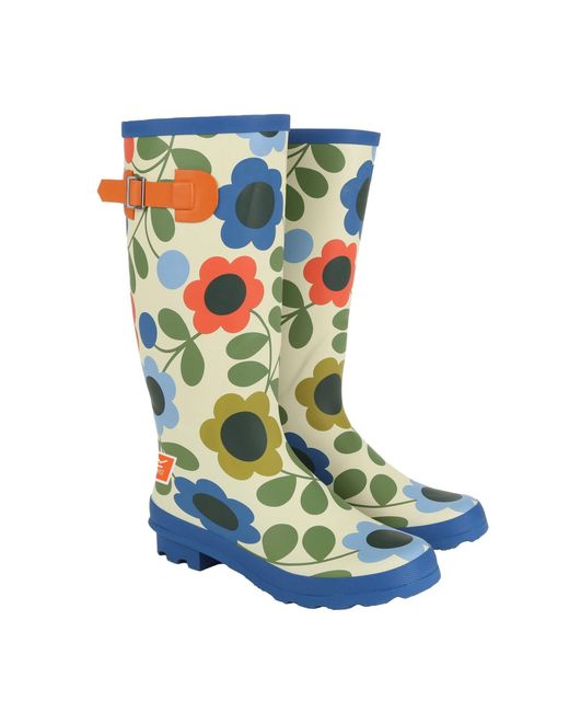 Regatta Blue Orla Kiely Hi Wellington