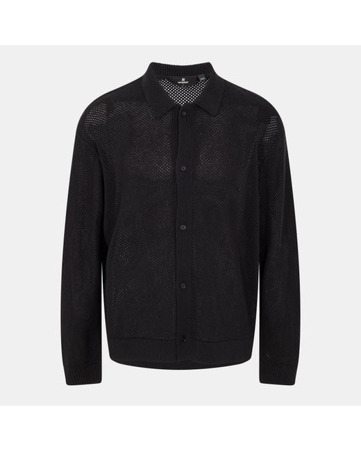 Represent Black Long Sleeve Plain Shirt for men
