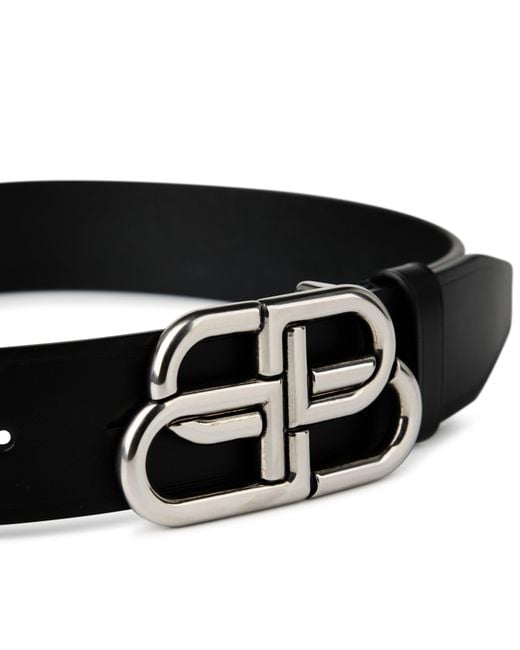 Balenciaga Black Bb Belt for men