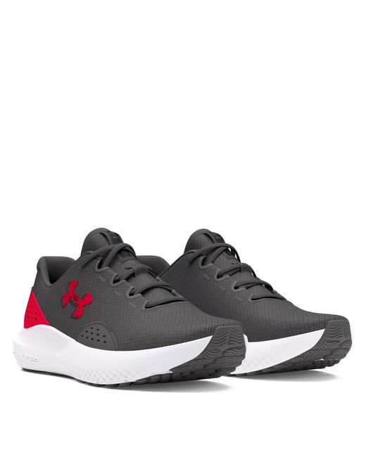 Under Armour Gray Charged Surge 4 Running Shoes for men