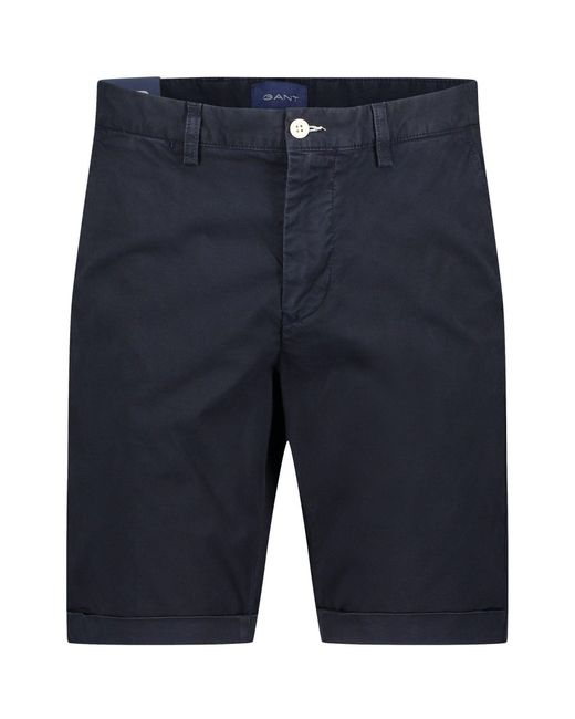 Gant Blue Allister Sunfaded Shorts for men