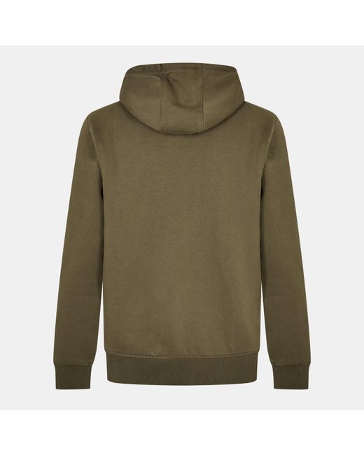 Jack Wills Green Pinebrook Graphic Zip Hoodie for men