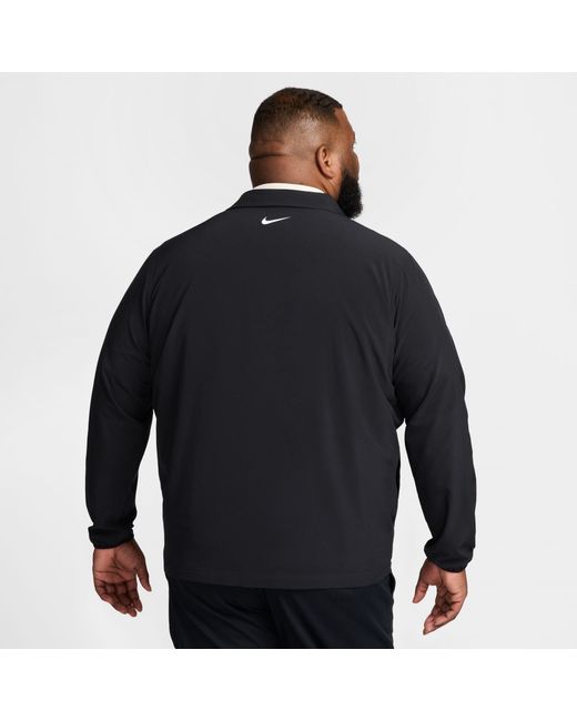 Nike Black Tour Repel Full-Zip Golf Jacket for men