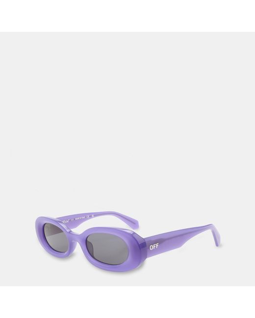 Off-White c/o Virgil Abloh Purple Amalfi Sun Sunglasses