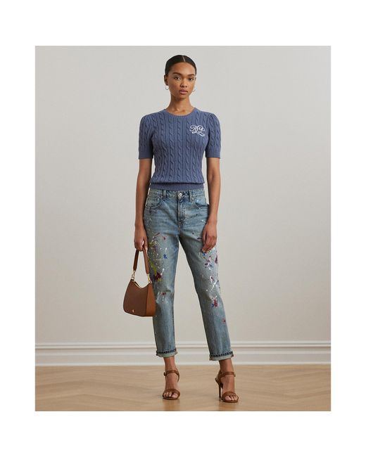 Ralph Lauren Blue Lightweight Knitted Top
