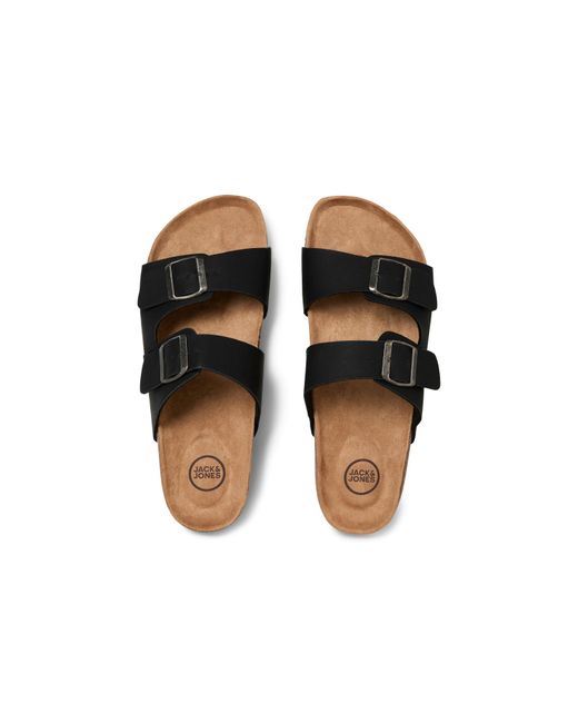 Jack & Jones Black Oslo Sandals for men