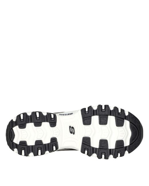 Skechers Black D Lites 1 Classic Low-Top Trainers