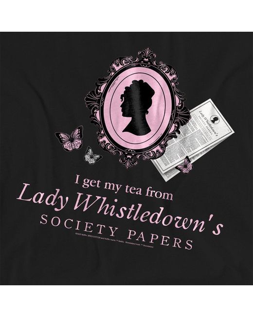 Bridgerton Black I Get My Tea From Lady Whistledown T