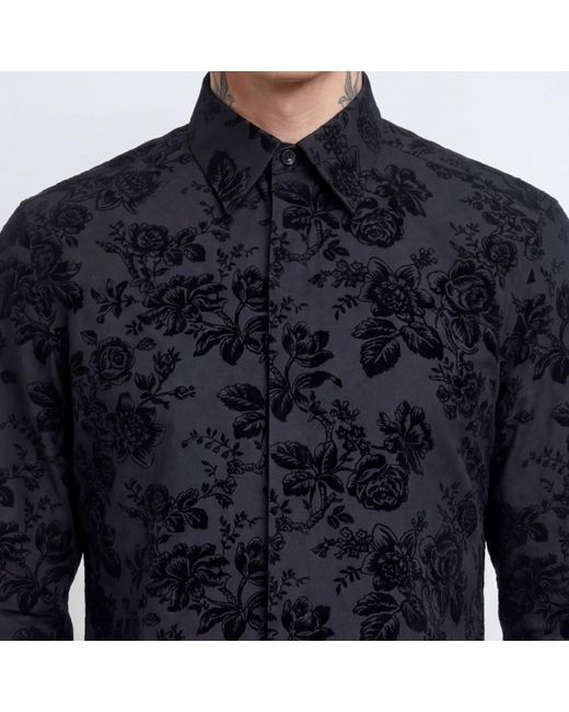 Twisted Tailor Blue Tt Armada Ls Flock S Sn72 for men