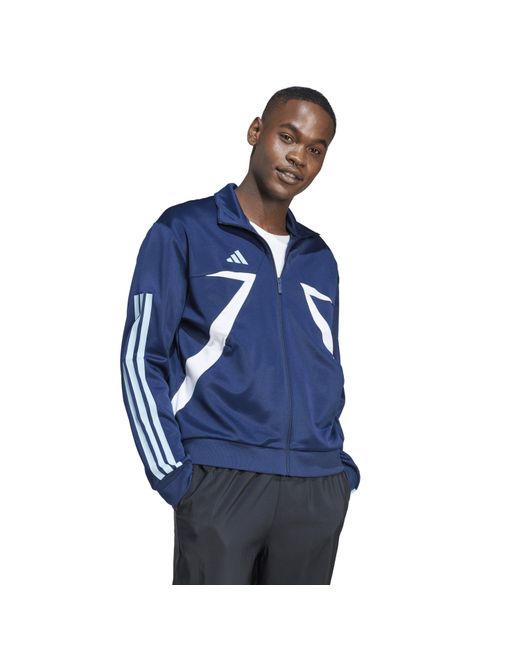 Adidas Blue House Of Tiro Nations Pack Track Top Adults for men