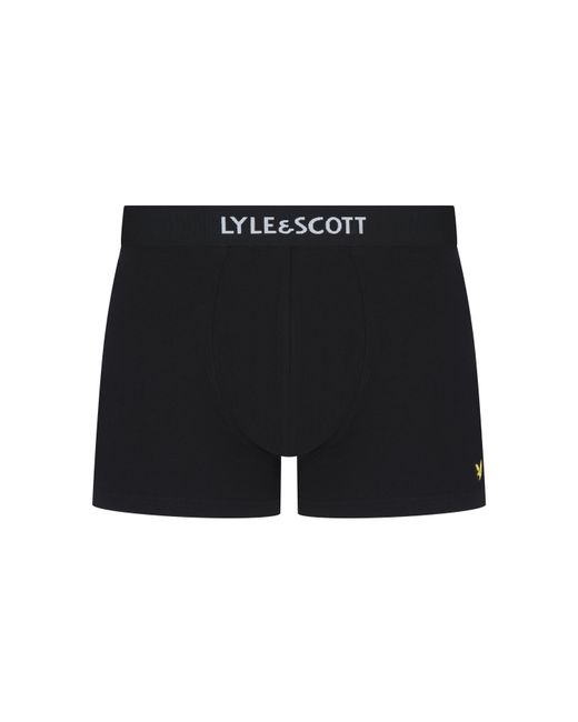 Lyle & Scott Black Henrick Boxers for men
