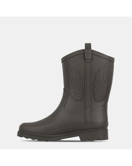 Jack Wills Gray Cowboy Waterproof Wellingtons