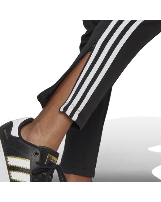 Adidas Originals Black Closed Hem Tapered Fit Tracksuit Joggers