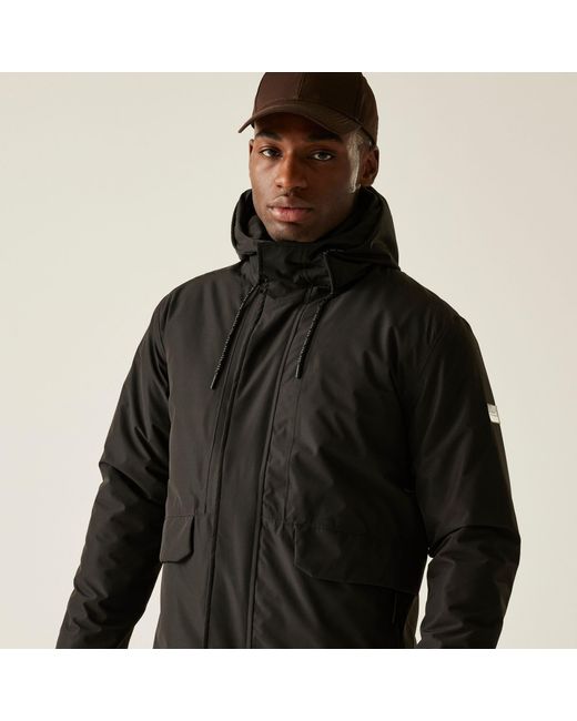 Regatta Black Sterlings Waterproof Insulated Jacket for men