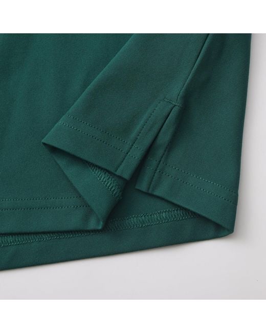 Slazenger 1881 Green Tennis Short Sleeve Performance Polo Shirt for men