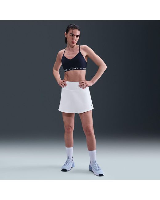Nike Blue Indy Light Support Padded Sports Bra