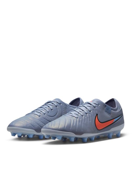 Nike Blue Tiempo Legend 10 Pro Adults Artificial Ground Boots for men