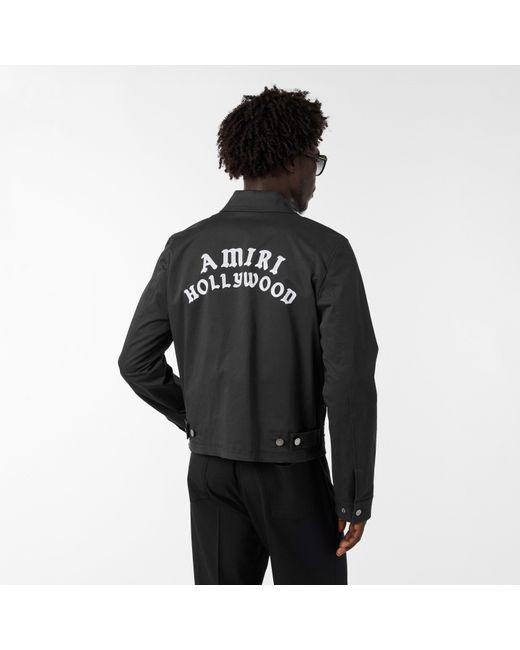 Amiri Black Harrington Jacket for men