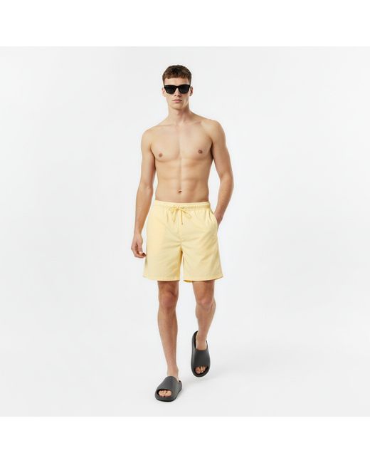Jack Wills Yellow Mid-Length Swim Shorts for men