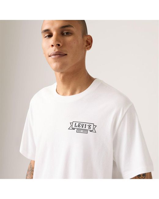Levi's White Icon T-Shirt for men
