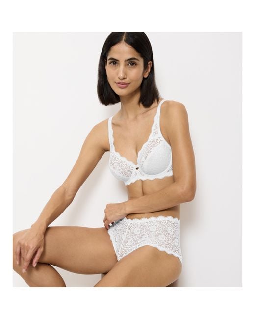 Triumph White Demi Bra
