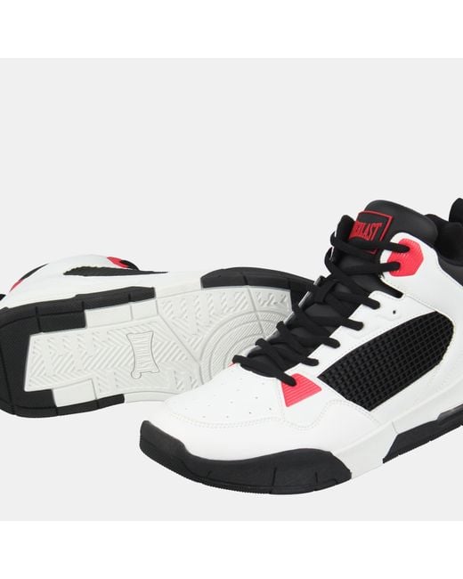 Everlast White Layup Lace Up Basketball Trainers for men