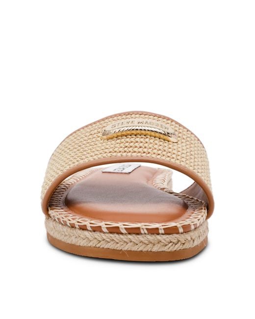 Steve Madden Brown Flat Sandals