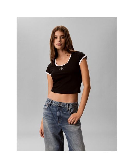 Calvin Klein Black Baby Tee