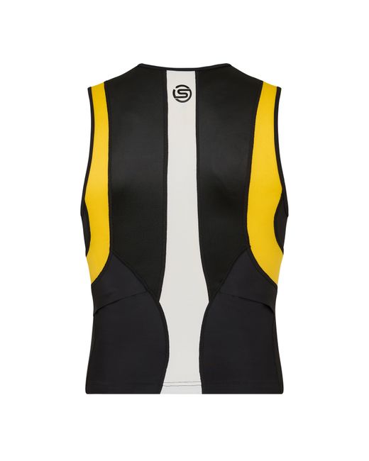Skins Black Tri400 Zip Sless for men