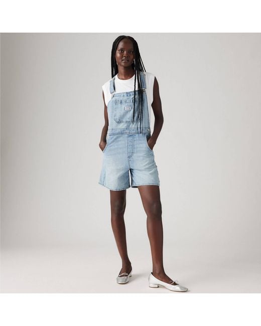 Levi's Blue Utility Summer Denim Shorts