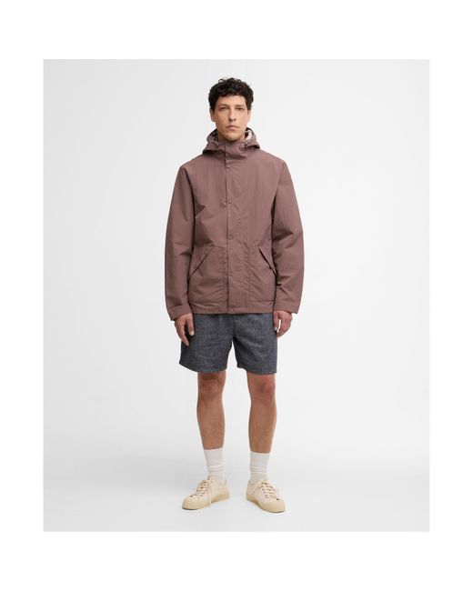 Barbour Brown Rain Anorak Jacket for men