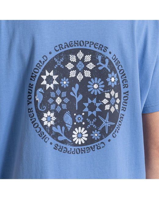 Craghoppers Blue Yago Short-Sleeved Top
