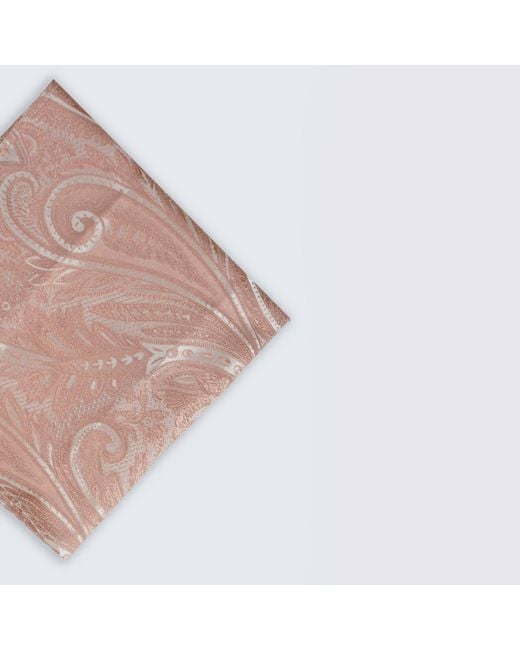Twisted Tailor Pink Shriever Paisley Tie Set for men