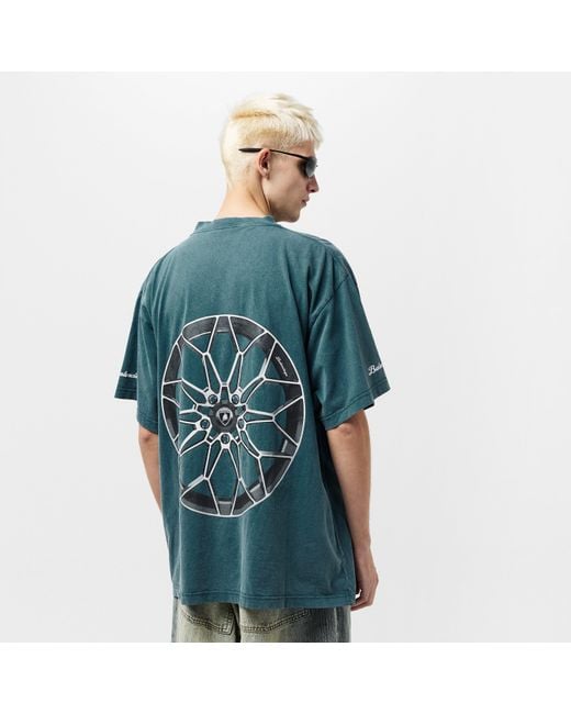 Balenciaga Green Lamborghini Oversized T-Shirt for men