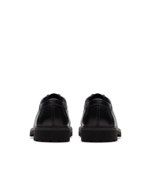 Clarks Black Moc Toe Formal Shoes for men