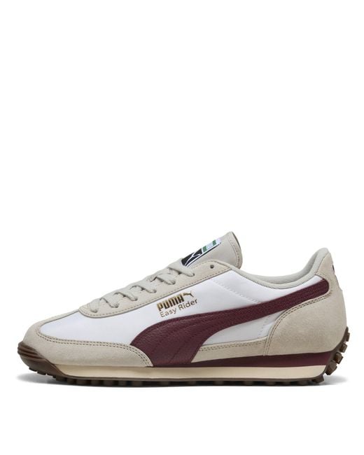 PUMA White Easy Rider Low-Top Trainers