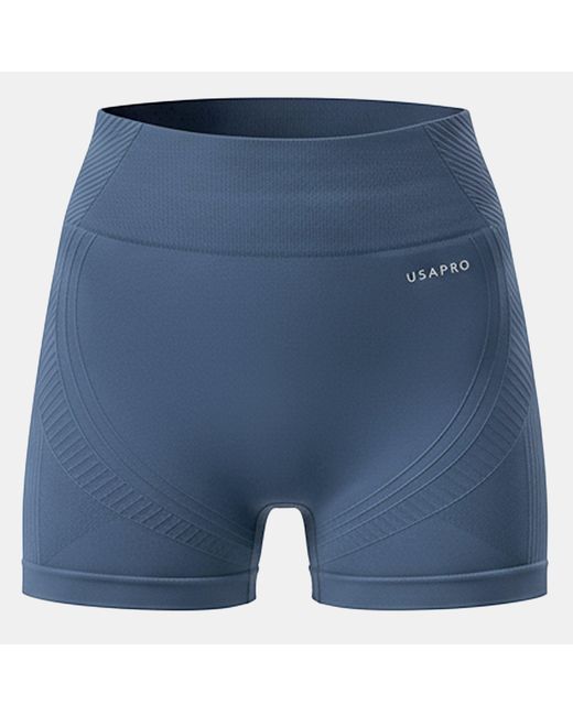 Usa Pro Blue Usap Seamless 3 Inch Shorts