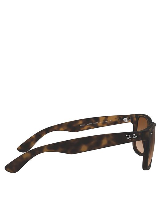 Ray-Ban Brown Justin Square Sunglasses
