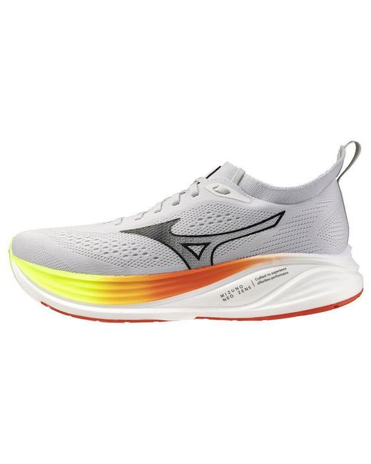 Mizuno White Neo Zen 2 Road Running Shoes for men