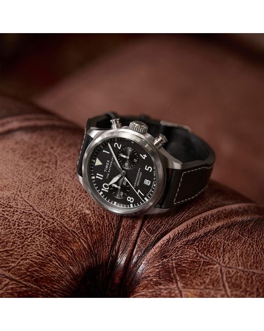 Timex Black Waterbury Analogue Quartz Watch for men