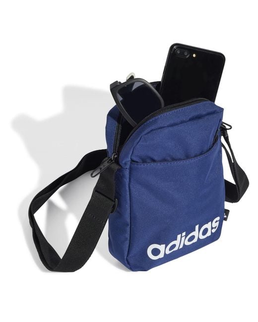 Adidas Blue Essentials Linear Bag Organiser