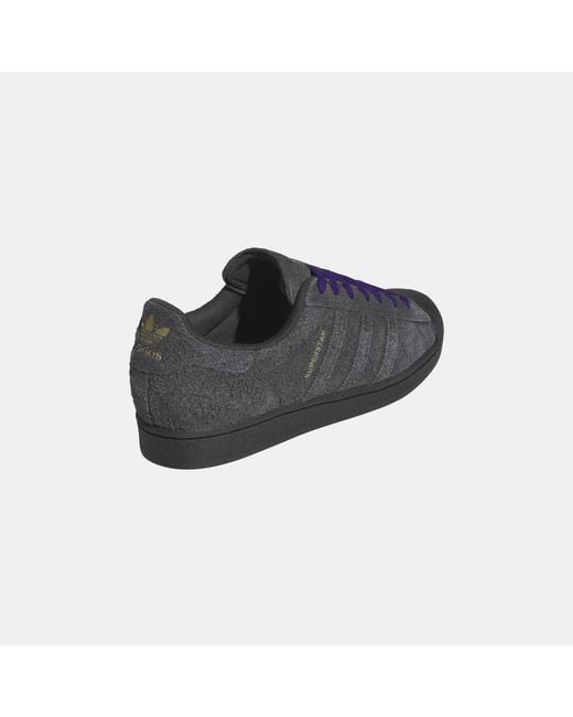 Adidas Originals Black Superstar Adv Shoes for men